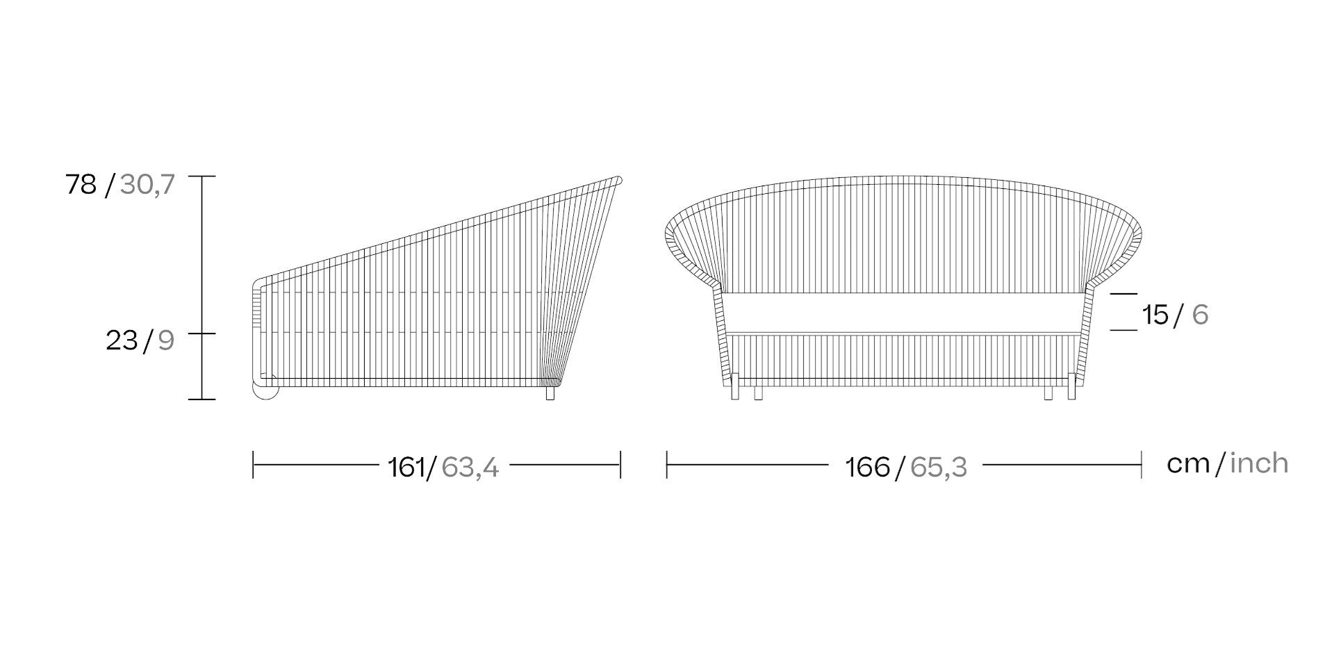 Садовая кровать с колесами Kettal Bitta Lounge ARCH-00153178 - Вид №4