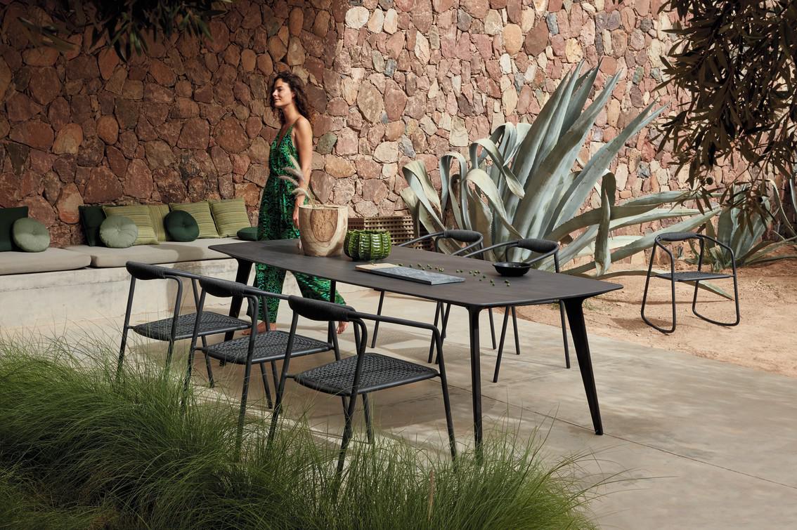 Стул лава веревка 4,5мм антрацит Manutti Duo MNST38 - Вид №9