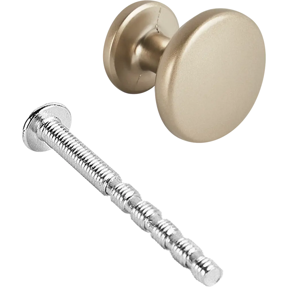 86925419 Ручка-кнопка мебельная 7501 30x100 мм, цвет матовый никель STLM-1004755 EDSON  - Вид №2