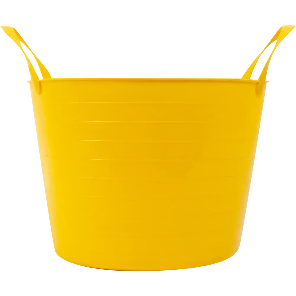 Гибкое ведро Дельта с двумя ручками, желтое 14 л 18648294 STLM-0011870 - Вид №1