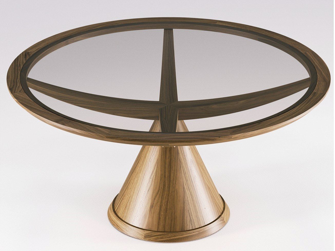 Круглый деревянный стол для гостиной Wewood VASCO ARCH-00147677