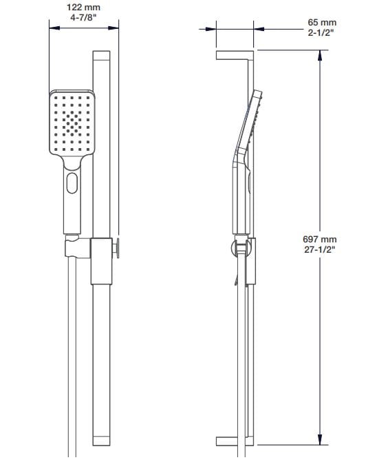 Термостатический набор для душа с душем BARIL PRO-4245-10 ARCH-00006669 - Вид №4