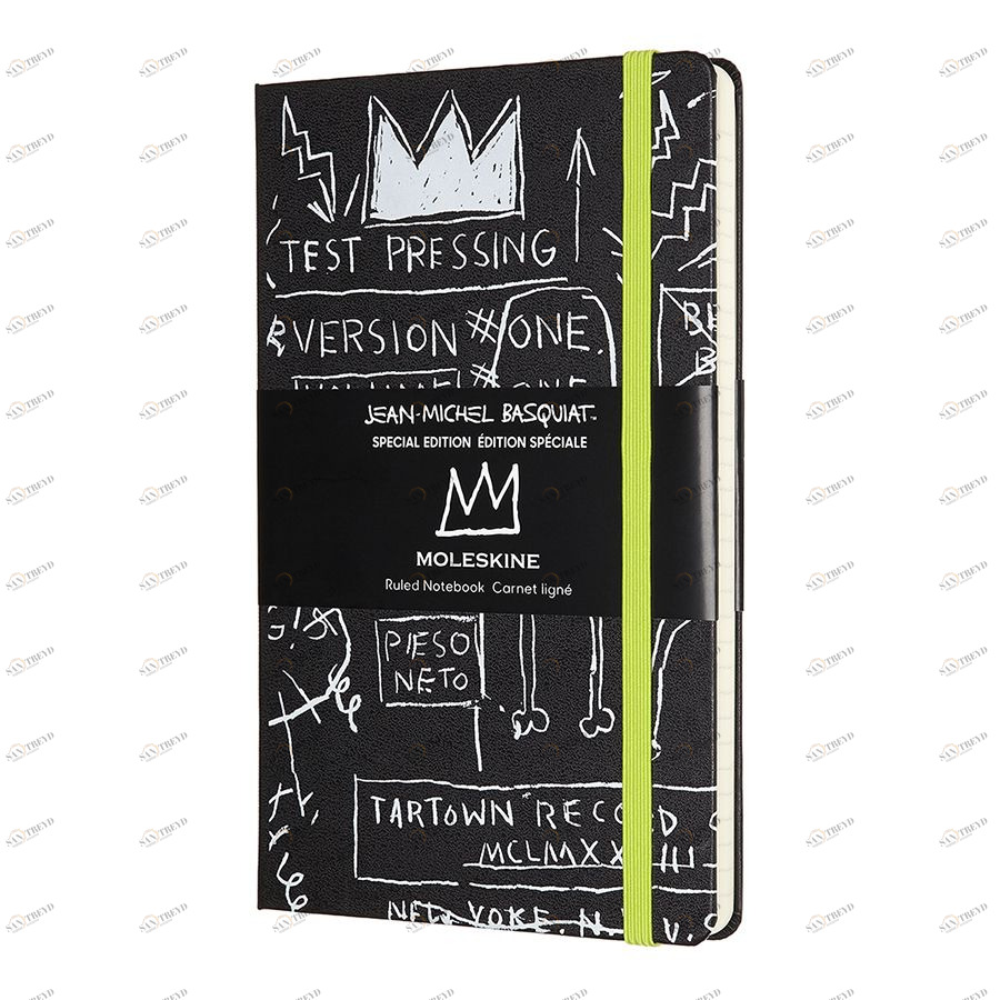 Блокнот Moleskine BASQUIAT Sketch Large 130х210мм 240стр. линейка твердая обложка черный 1127159