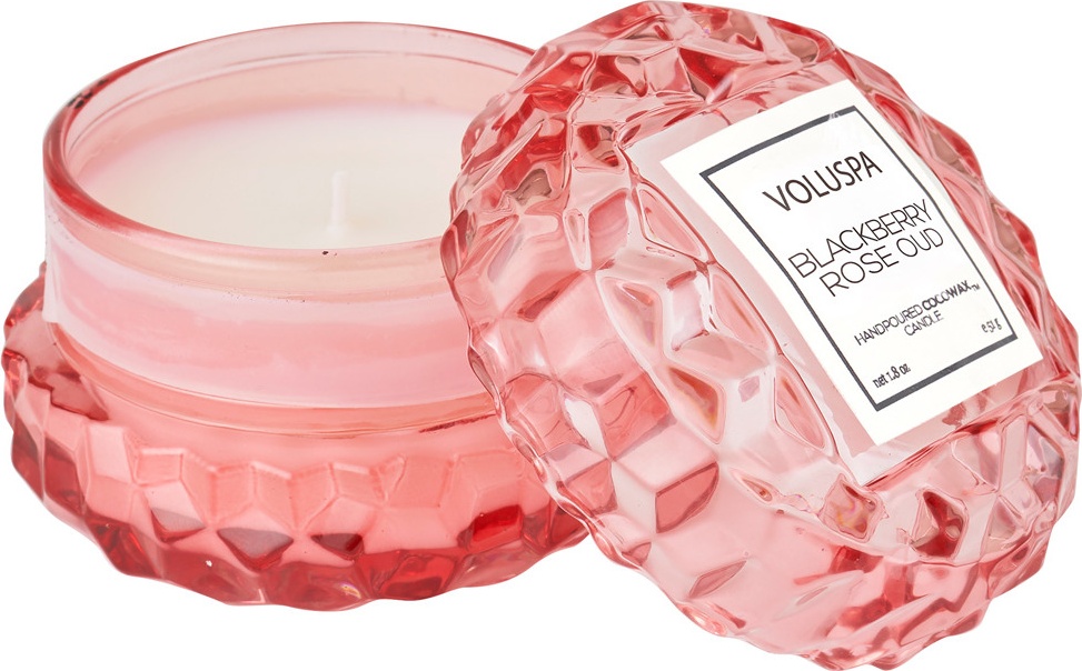 10664221 VOLUSPA Ароматическая свеча Voluspa "Ежевика, роза и уд", 51гр 