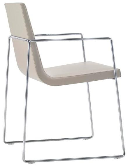 Andreu World Штабелируемое мягкое кресло-санки Lineal comfort So0595 - Вид №2