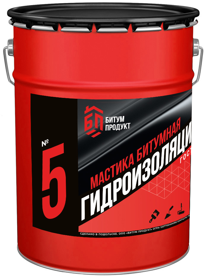 90240327 Мастика битумная гидроизоляционная 20кг STLM-0145868 БИТУМ ПРОДУКТ