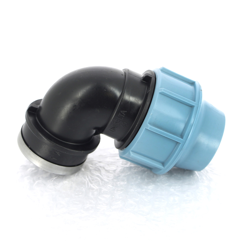 Угол обжим-В для труб ПНД UNIDELTA 40x1 1/4" 1009040005