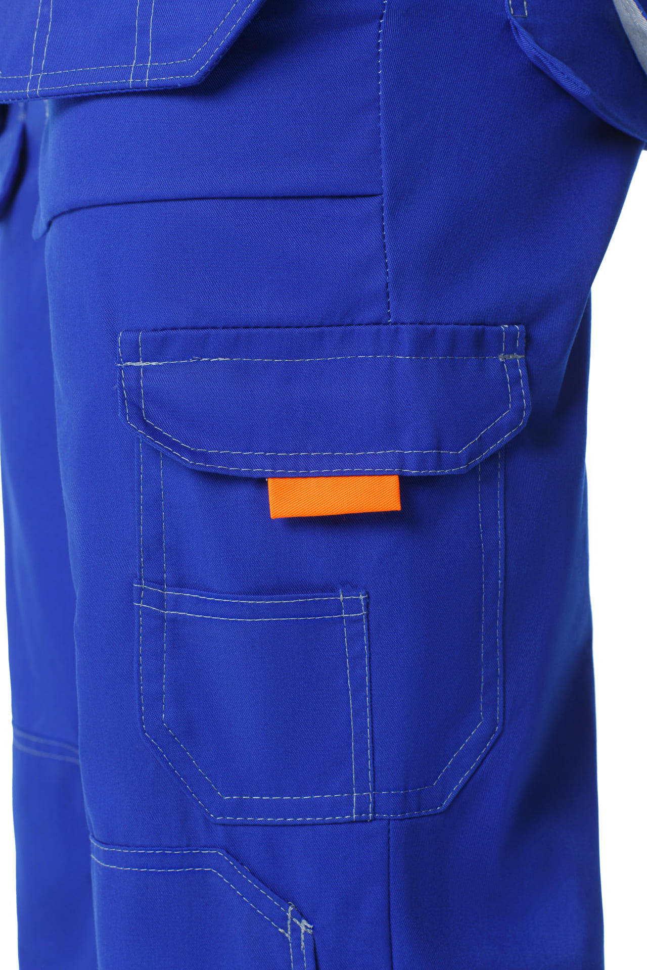 65236 Костюм "Профессионал-1" василек-светло-серый  Летняя спецодежда  размер 60-62/182-188  - Вид №14