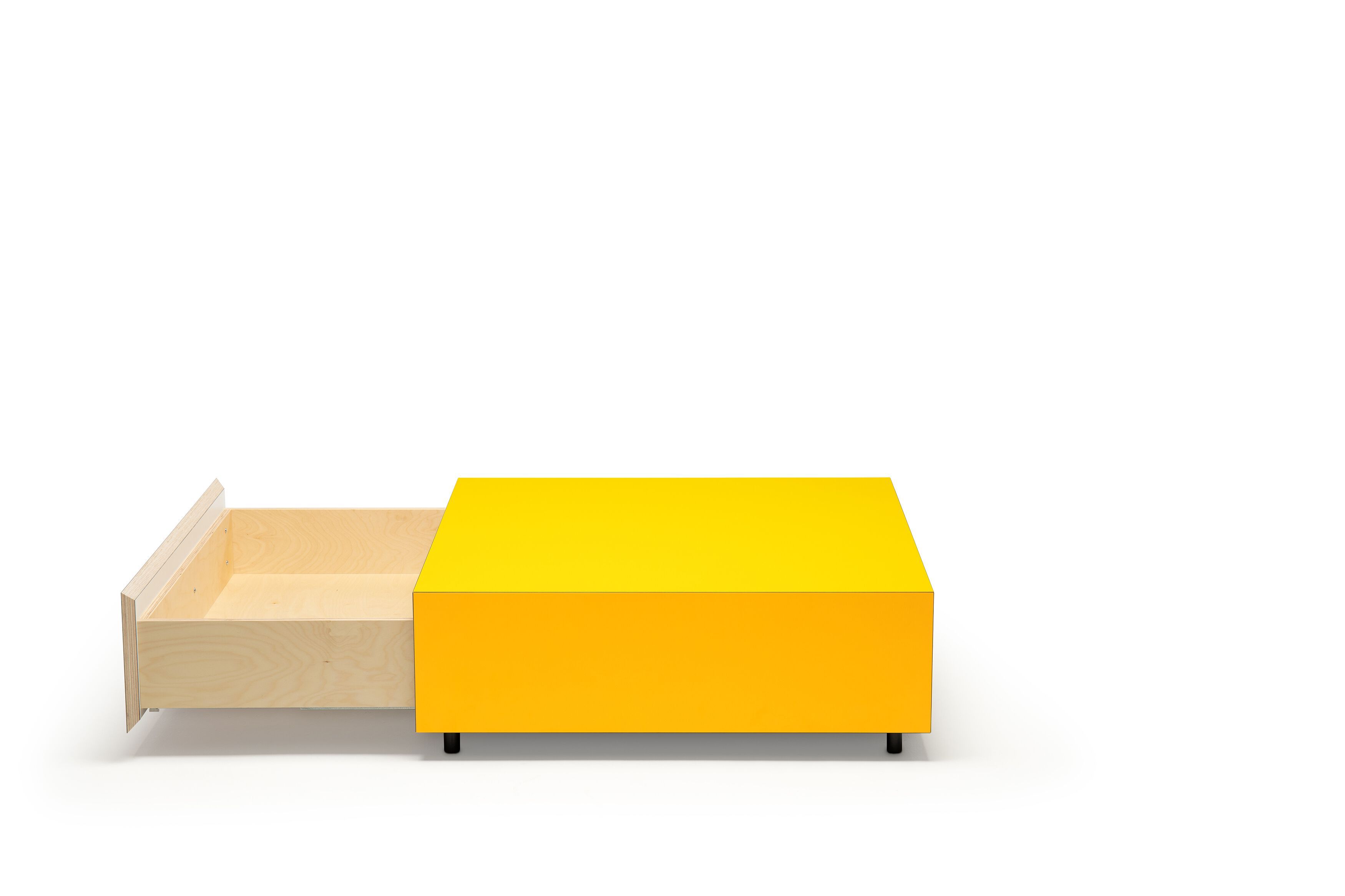 Низкий квадратный журнальный столик из фанеры Established&Sons Bloc ARCH-00108463 - Вид №4