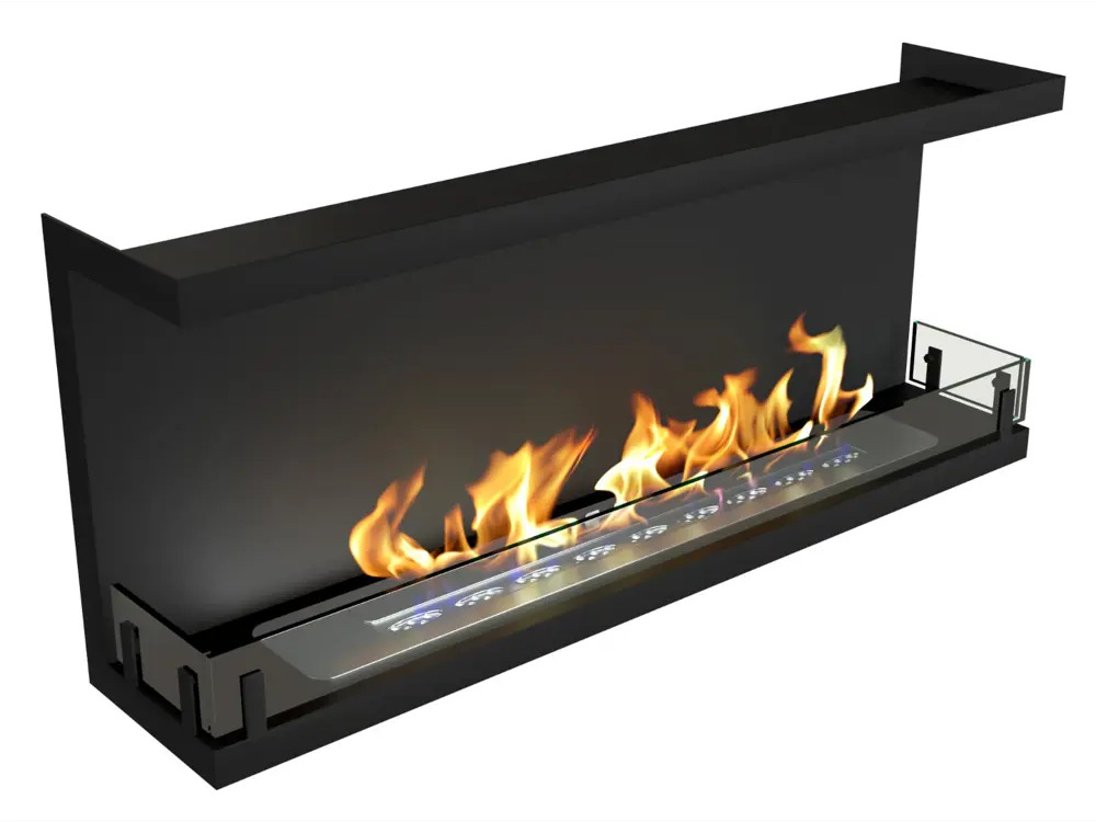 90646682 Биокамин встраиваемый торцевой глухой Estetic Flame Contour 1100 STLM-0939229