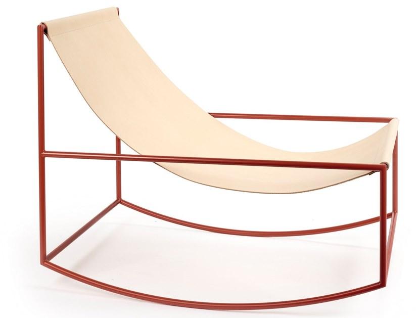 valerie_objects Кресло-качалка из стали с порошковым покрытием  V9018020  - Вид №3