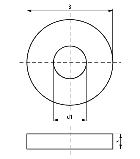 2801308508 VibraTek® SA-W Silent Washer silent rubber washer for isolating metal to metal contact walraven  - Вид №1