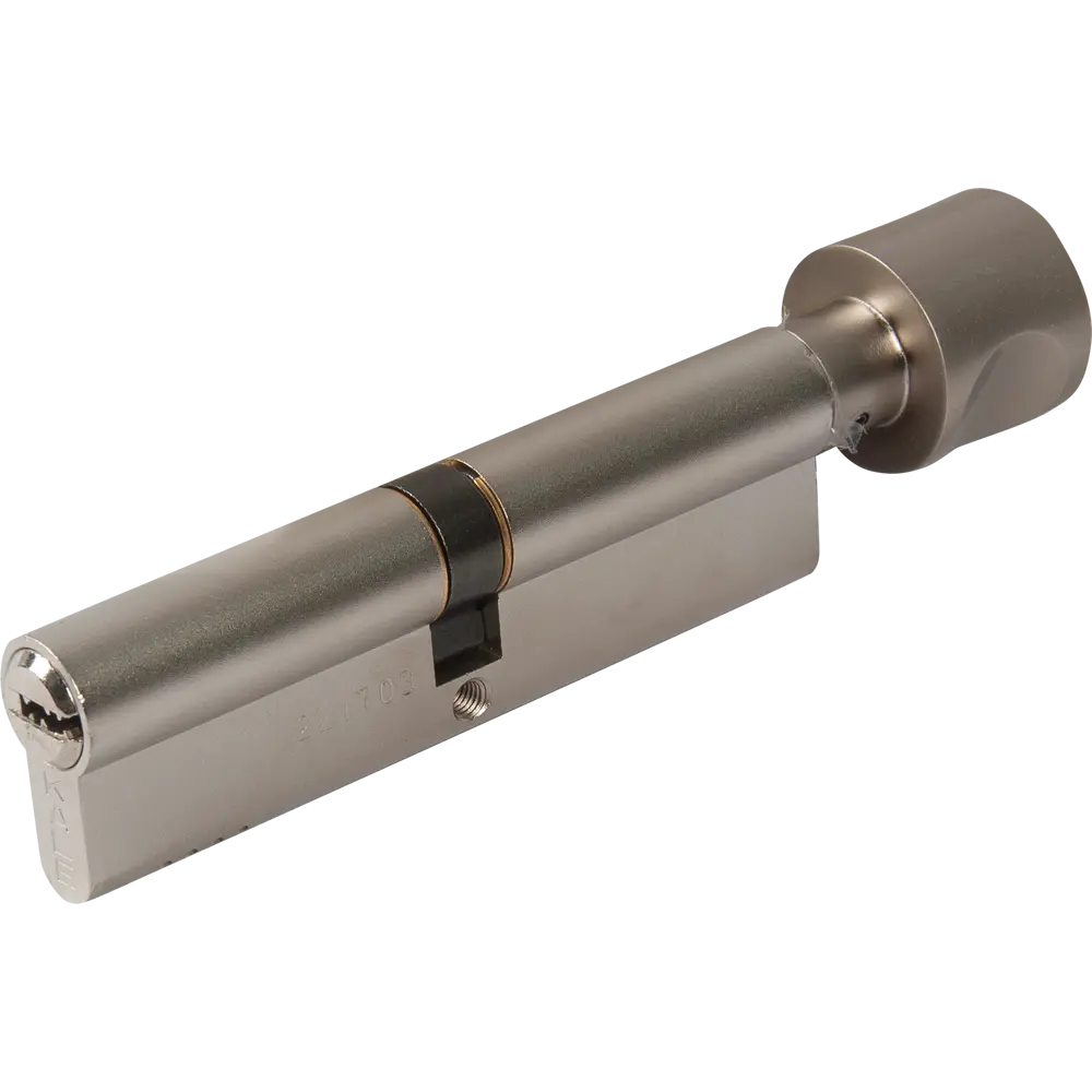 Цилиндр Kale Kilit 164 OBS 55x55 мм ключ/вертушка цвет никель 84240427 STLM-2178146