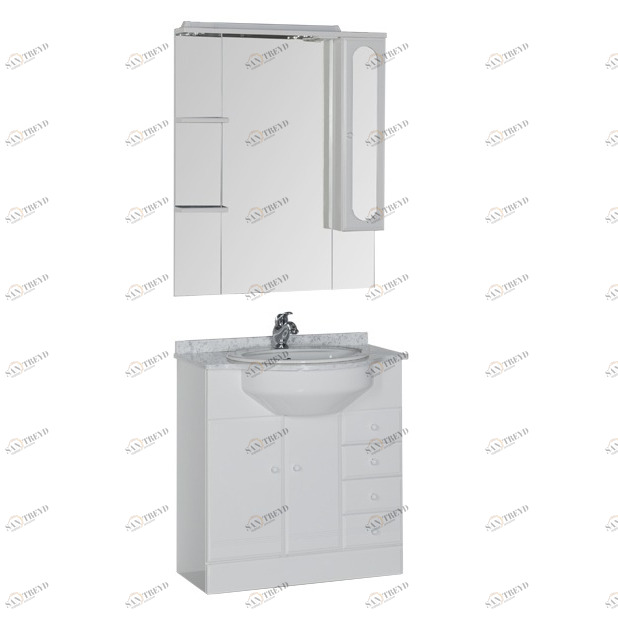 Комплект мебели Aquanet Марсель 80 белый 00161289