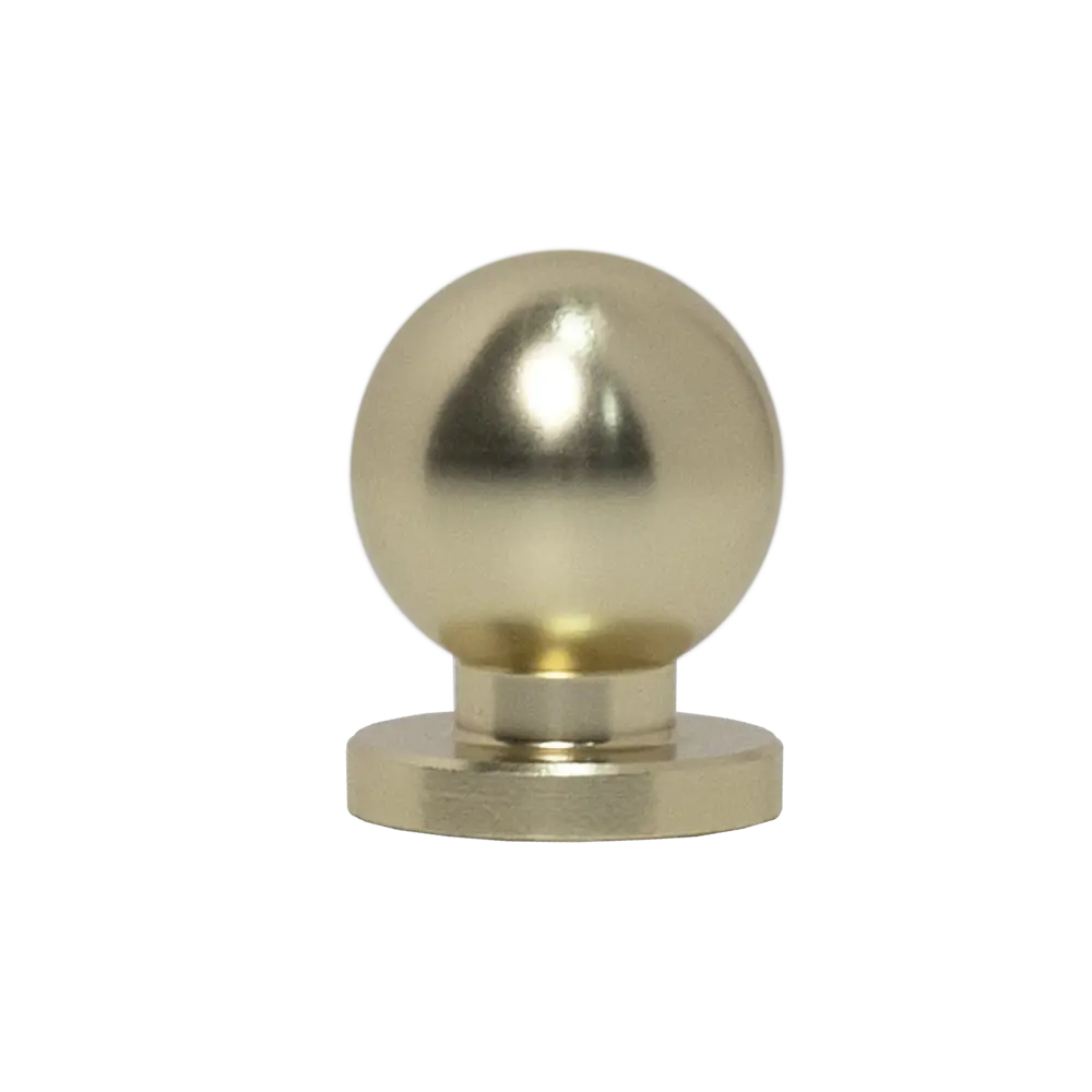 Мебельная ручка-кнопка GN35 матовое золото AKS STLM-2105138 - Вид №1