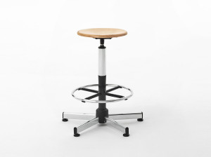 Офисный стул с регулируемой высотой из бука