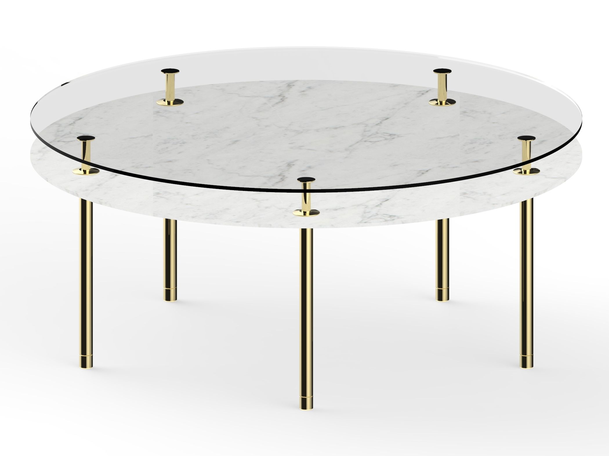 Круглый мраморный стол GHIDINI1961 Legs ARCH-00069510 - Вид №4