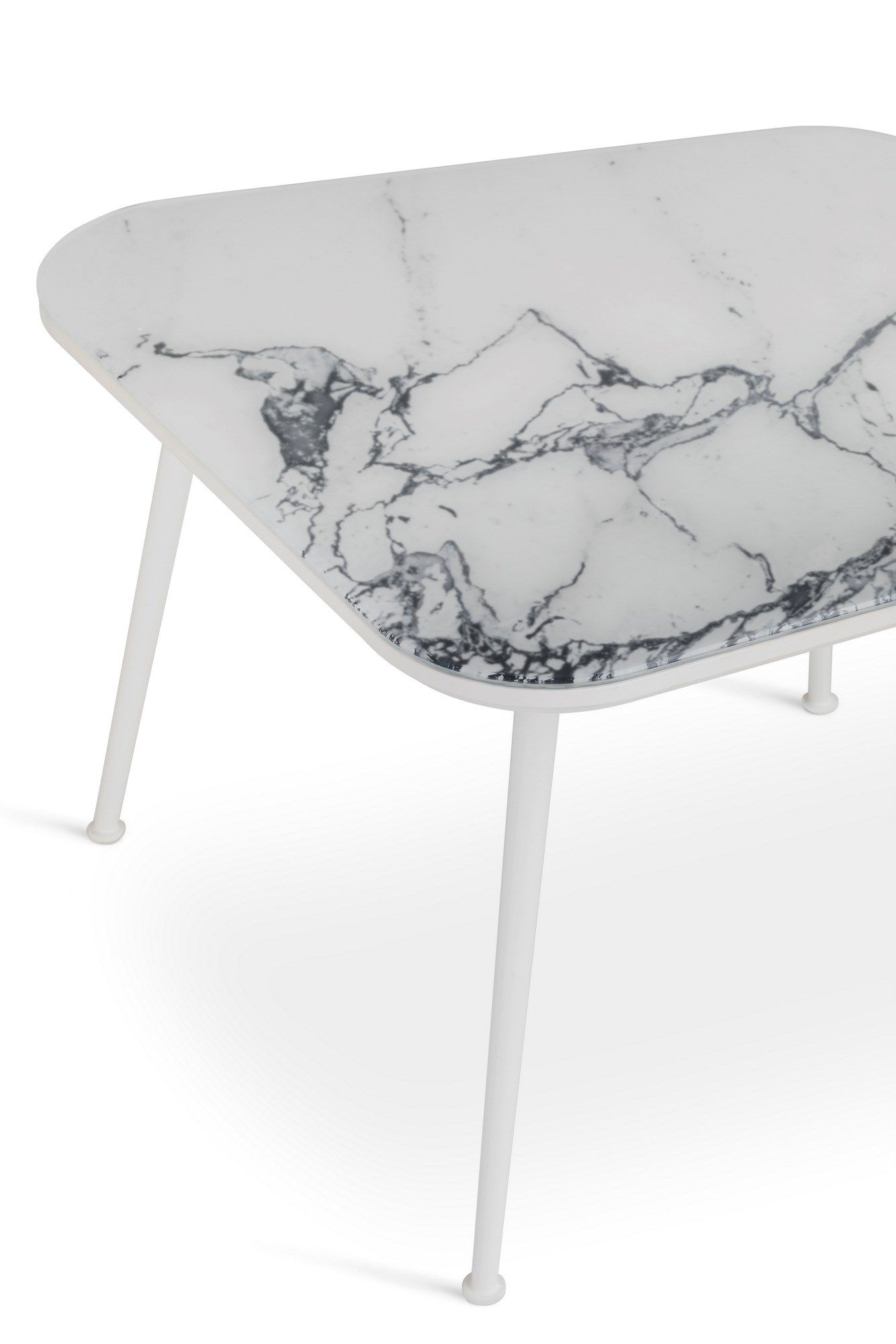 Алюминиевый Садовый журнальный столик с Витритовым верхом Sicis Filicudi ARCH-00147233 - Вид №1