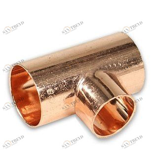 1513015 SANHA 5130 тройник ВП, медь  15 мм 