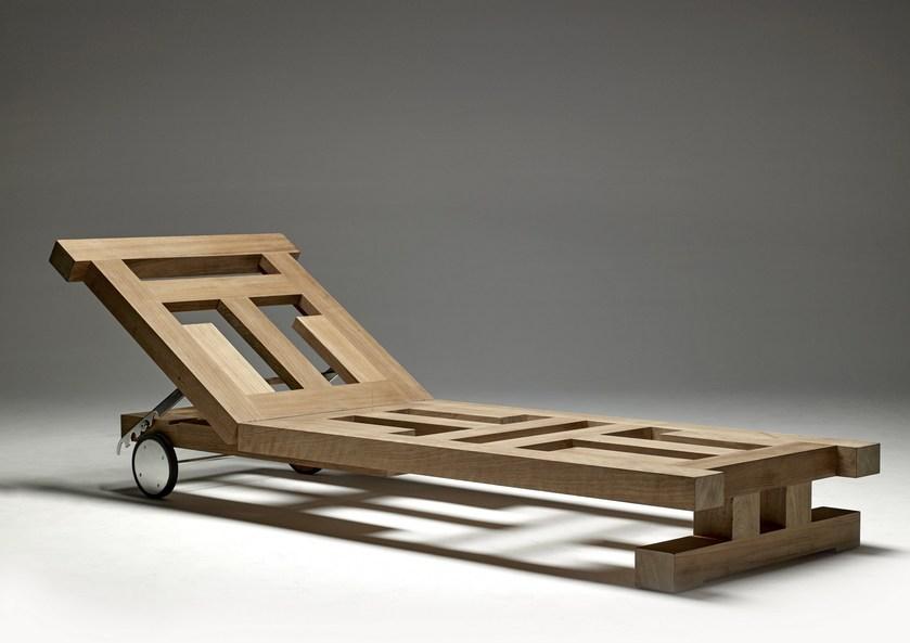 Royal Botania Садовая кушетка из тика на колесиках Nara sun-id-1444637 - Вид №5