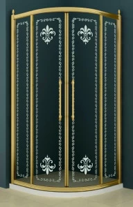 Душевой уголок CEZARES RETRO-A-R-2-100-SCORREVOLE-CP-G