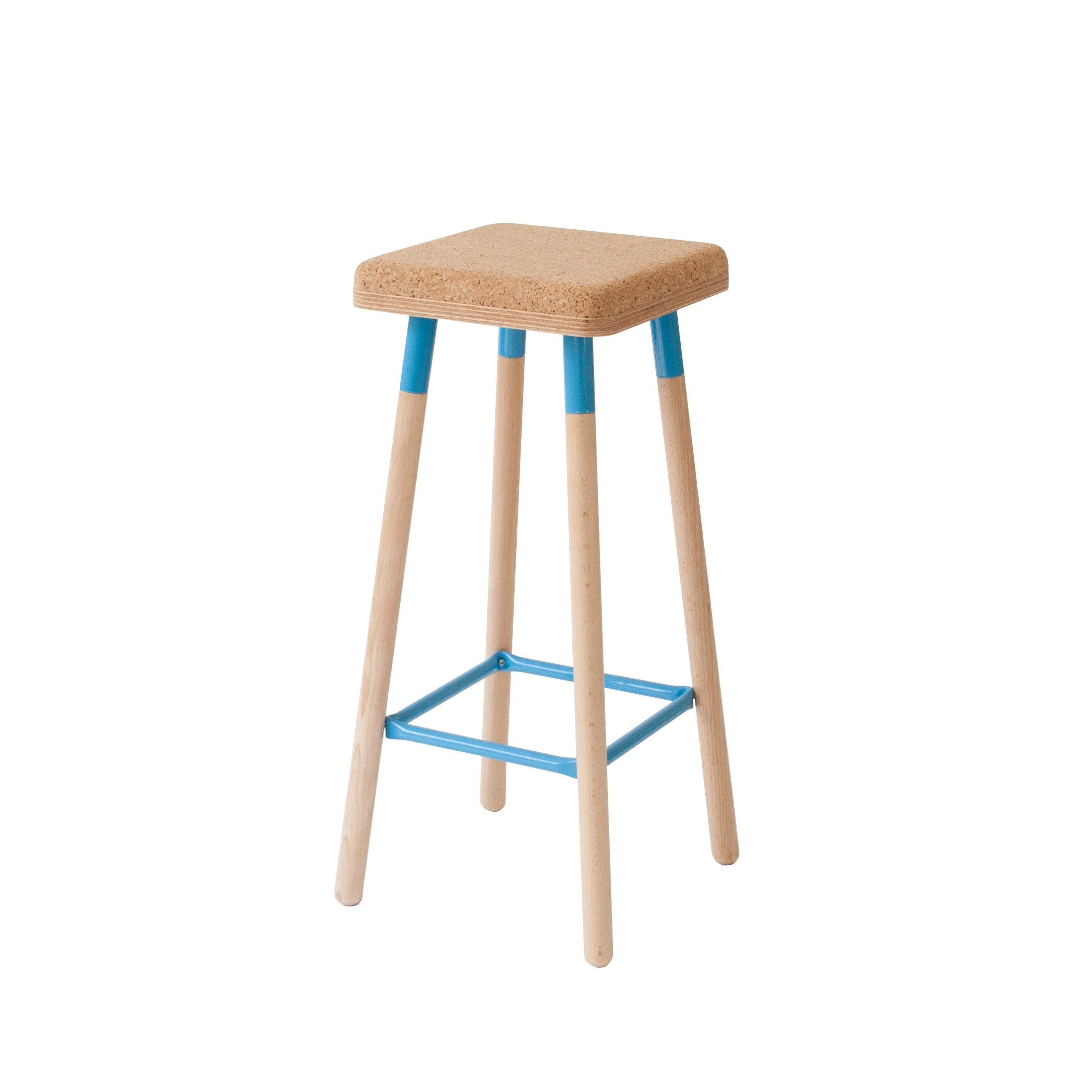 Высокий табурет из пробки с подставкой для ног Askia ARCH-00047469 - Вид №8