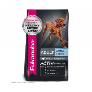 ПР0033063 Корм для собак для крупных пород сух. 3кг Eukanuba