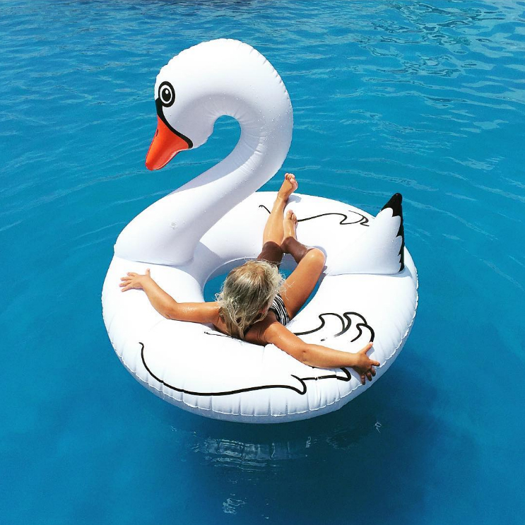 BMPFWS Круг надувной , white swan BigMouth  - Вид №9