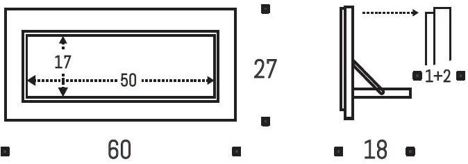 AMBIVALENZ Складная фанерная полка Fläpps regal 60×27-1 Fl160043 - Вид №4