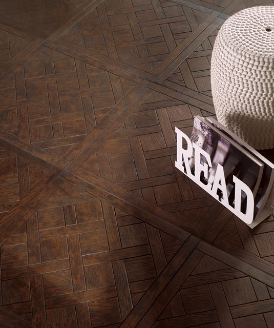 Quad28 Tifernoit Versailles - дуб, морилка под коричневый орех Parquet - Вид №3