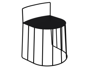 Стул из железа и листового металла