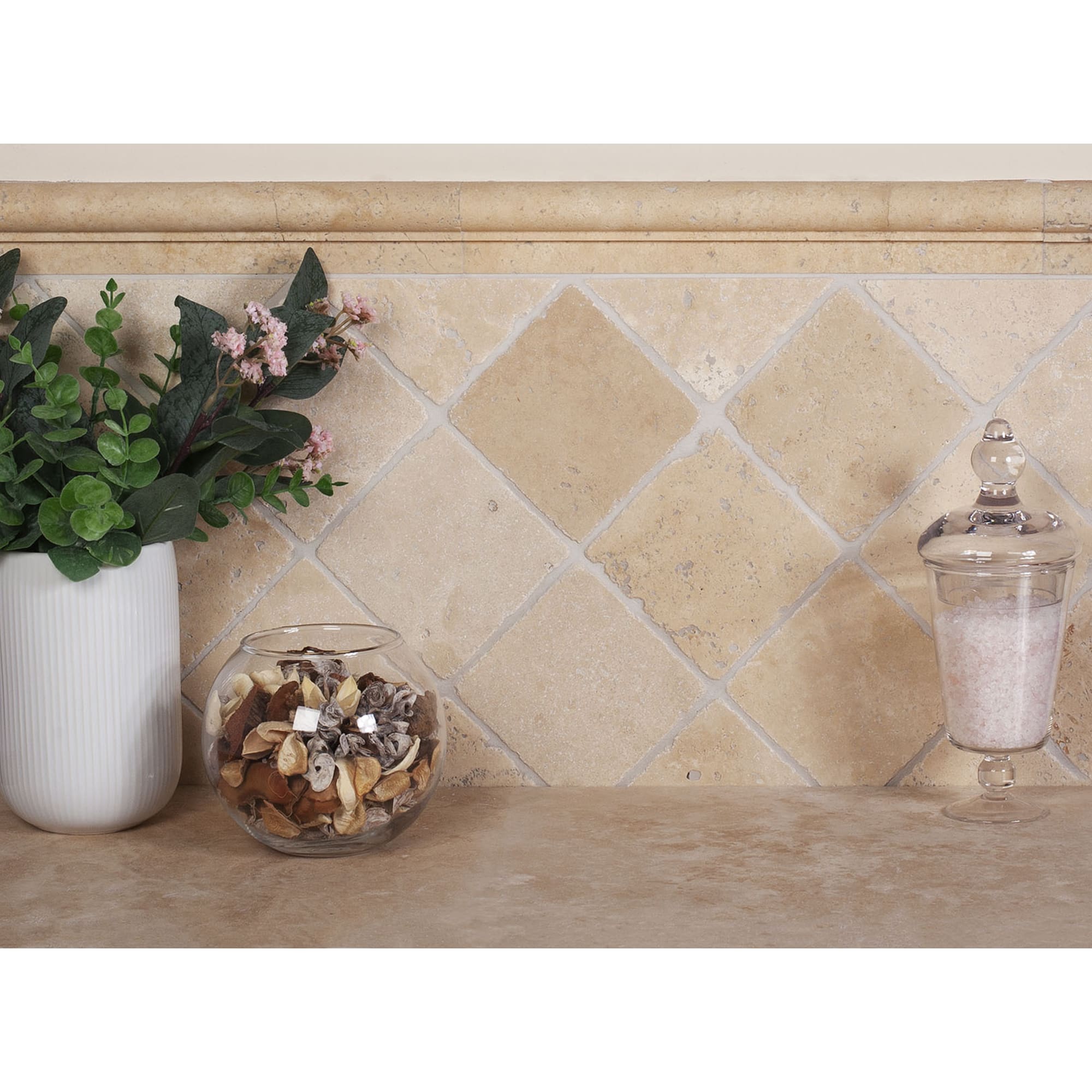 16993385 Декор Provance Оливки 4 10х10 см Травертин Provance Santreyd  - Вид №5