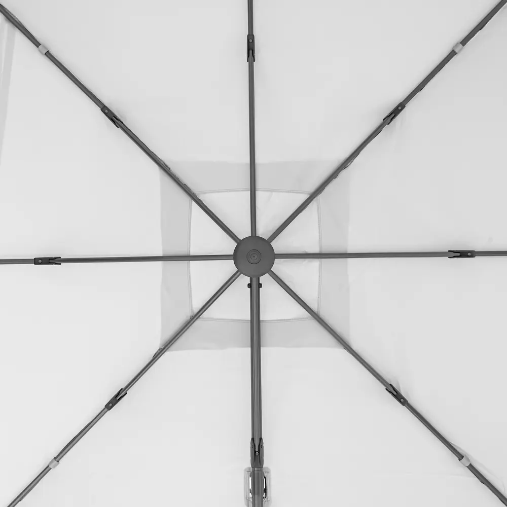 Naterial Aura — садовый зонт с боковой стойкой 286×286 см белый 82232810 STLM-1570652 - Вид №18