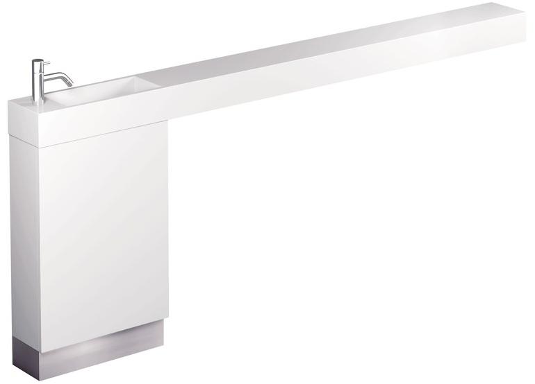 sanwacompany Умывальник из мрамора с вешалкой для полотенец Lepto sun-id-1357040 - Вид №4