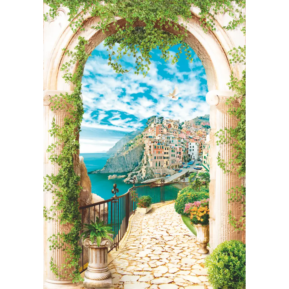 Фотообои Городские пейзажи бумажные, 140x200 см Симфония STLM-2176535