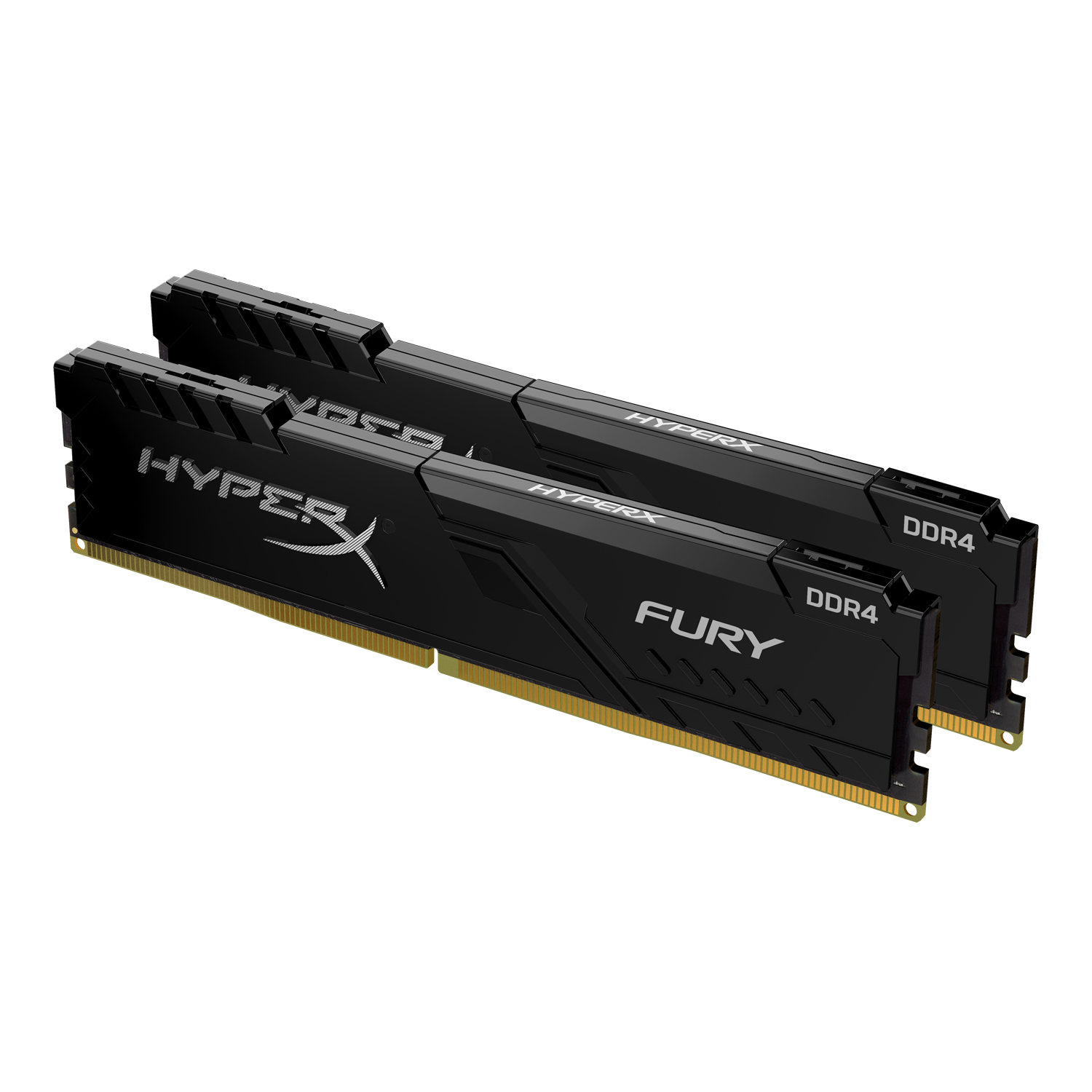 HX426C16FB3K2/16 16gb 2666mhz ddr4 cl16 dimm (kit of 2) hyperx fury black Kingston Santreyd  - Вид №3