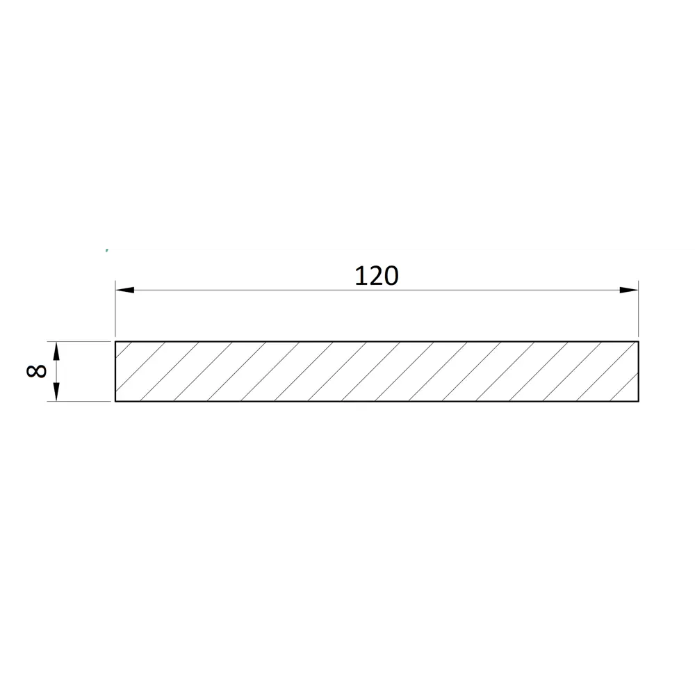 Добор 2100x120х8 мм финиш-бумага ламинация цвет ясень серый 82472537 STLM-2141486 VFD  - Вид №2