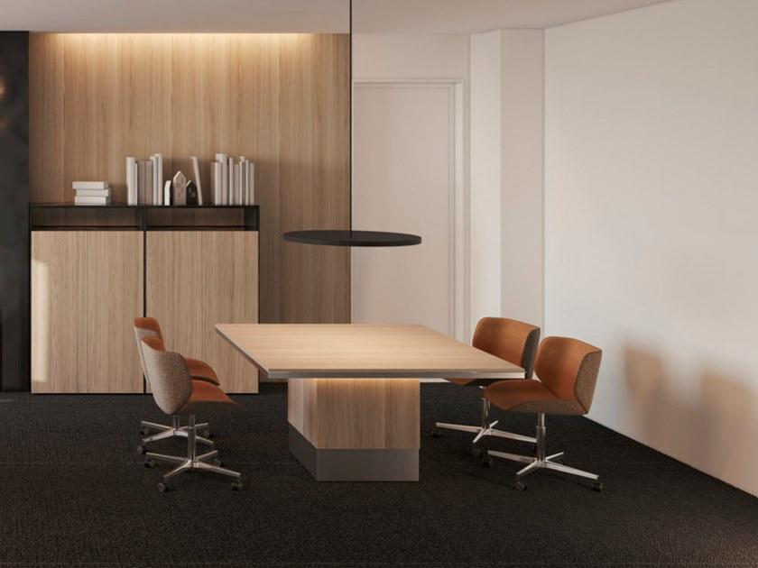 José Martínez Medina Высокий лакированный офисный шкаф с распашными дверцами sun-id-1491228 - Вид №2