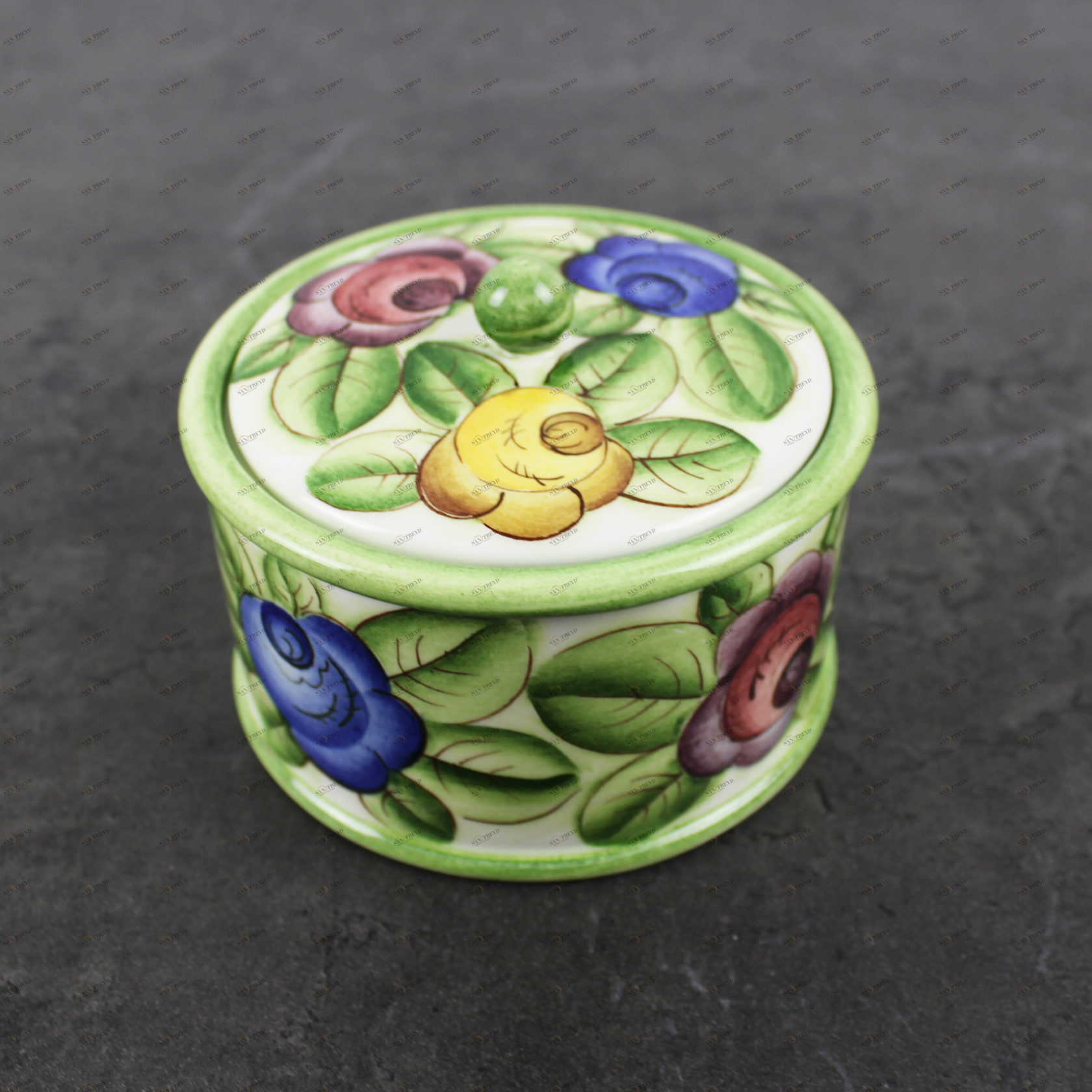 Шкатулка "Конаковские розы" PROVANSFAIENCE sun-id-994523