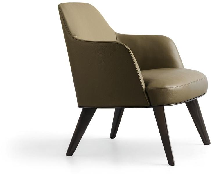Poliform Кожаное кресло с подлокотниками Jane sun-id-1472178 - Вид №1