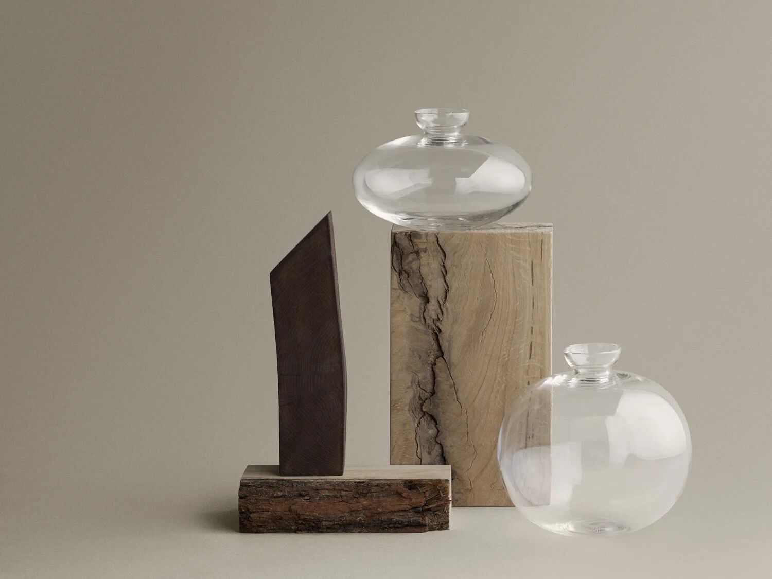 Круглая ваза из дутого стекла blomus AVO S ARCH-00048431 - Вид №4