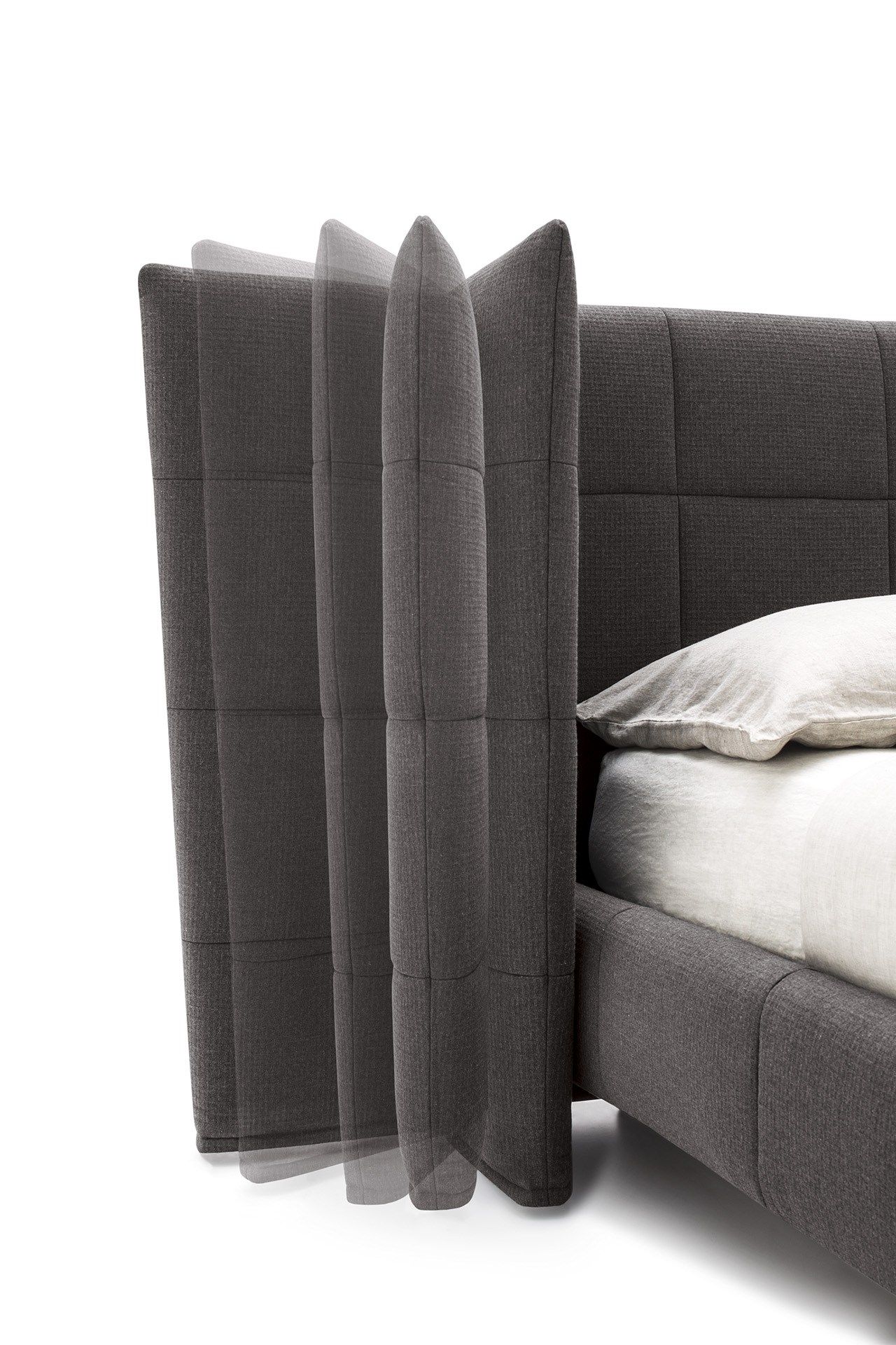 Двуспальная кровать для хранения ткани с мягким изголовьем Felis Bedstories ARCH-00113274 - Вид №13