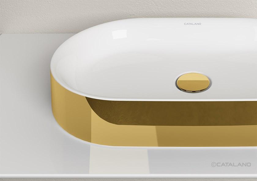 Накладная раковина на столешницу  овальная CERAMICA CATALANO Horizon sun-id-1419405 - Вид №12