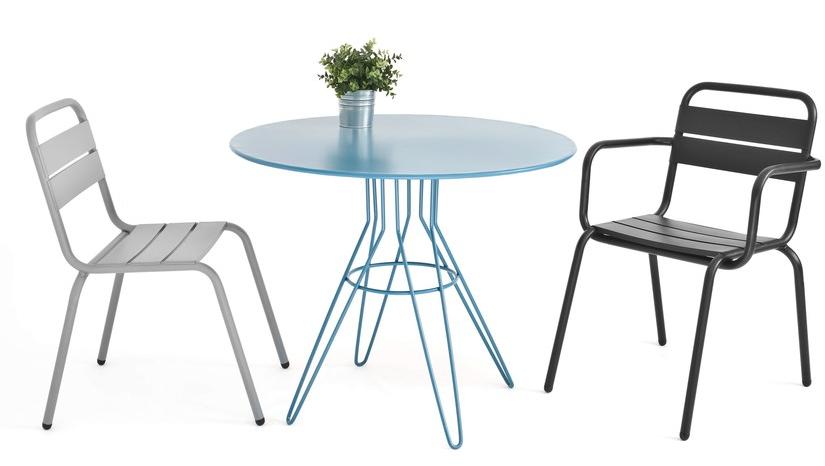 iSimar Штабелируемый садовый стул из алюминия Barceloneta 8005 / 8053 - Вид №2