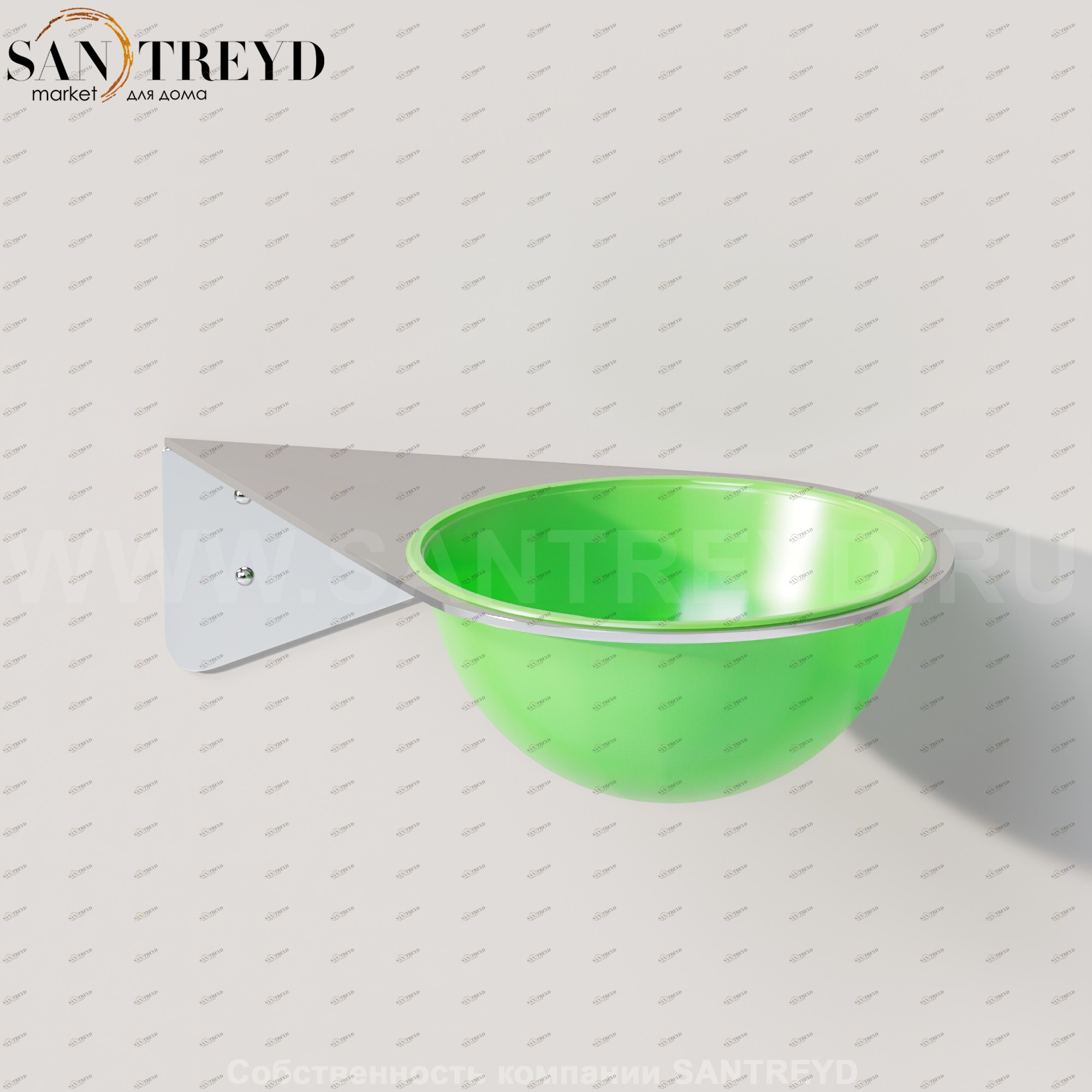 Agape AL DENTE Мыльница зеленая CRUB0999L