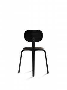 8350502-00A705ZZ MENU Afteroom фанера, сиденье с обивкой для обеденного стула Черный ясень | Мох - 014