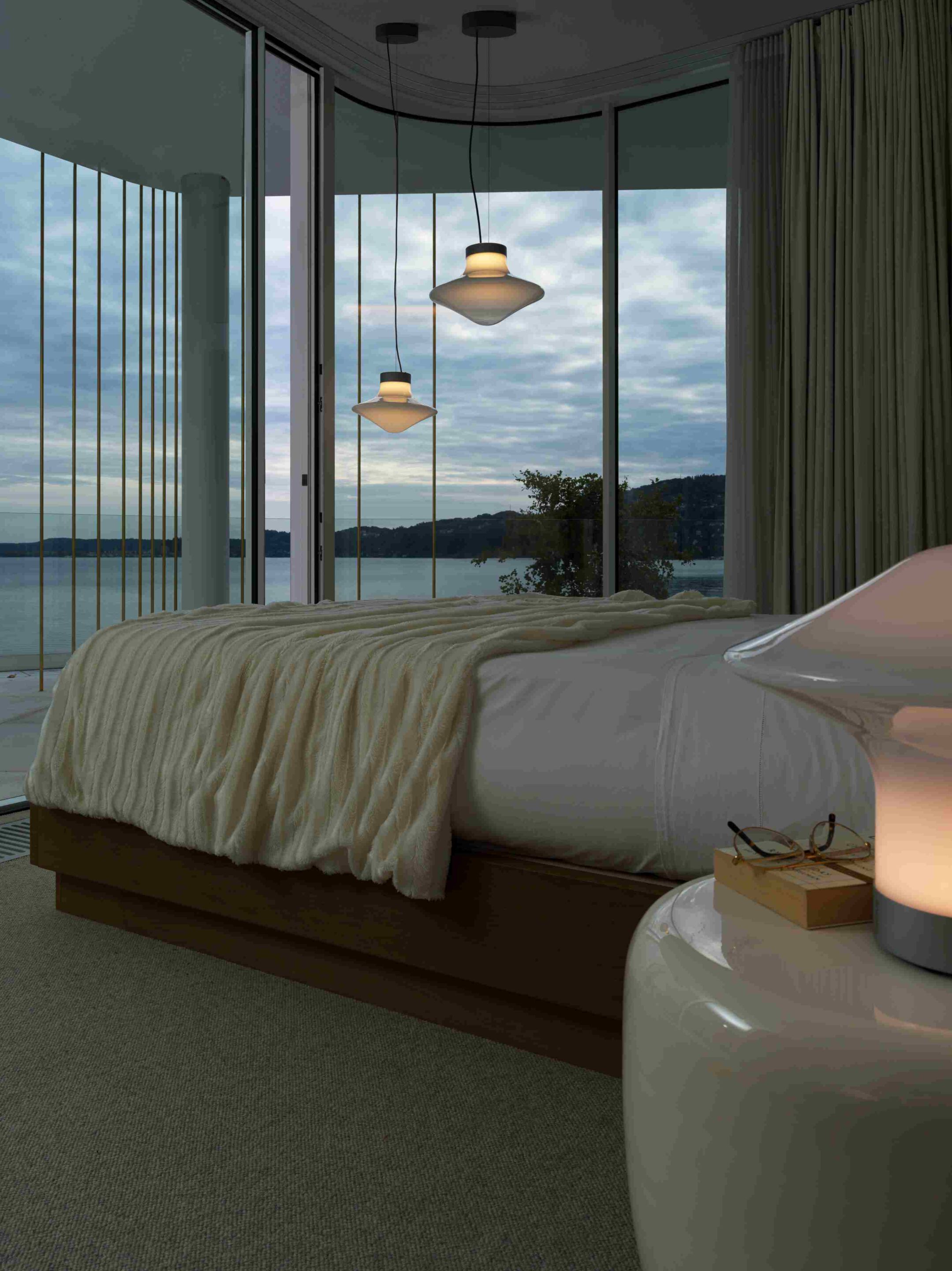 Опаловое стекло светодиодный подвесной светильник BROKIS Волчок ARCH-00071922 - Вид №3