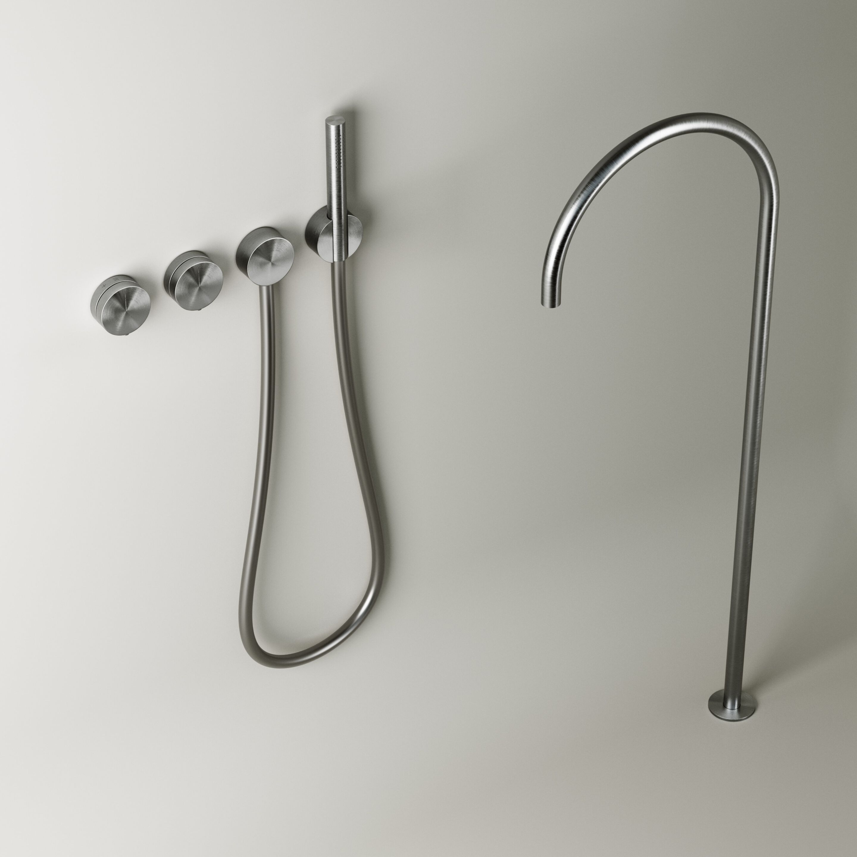 Набор термостатических ванн из нержавеющей стали с ручным душем COCOON Maison ARCH-00023239 - Вид №1