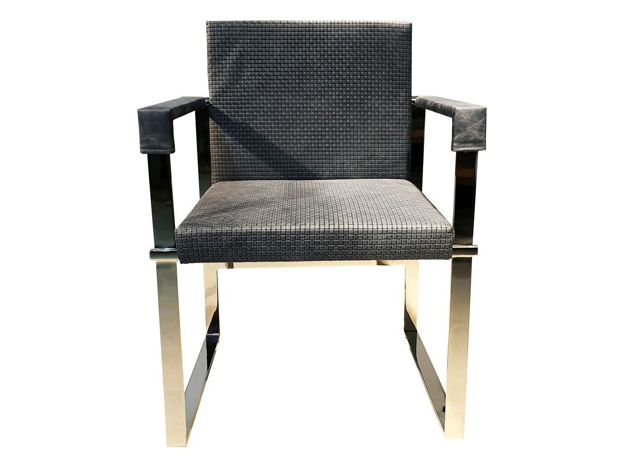 Стул из кожи и нержавеющей стали Legnor LEG2408757 ARCH-00041124 - Вид №2