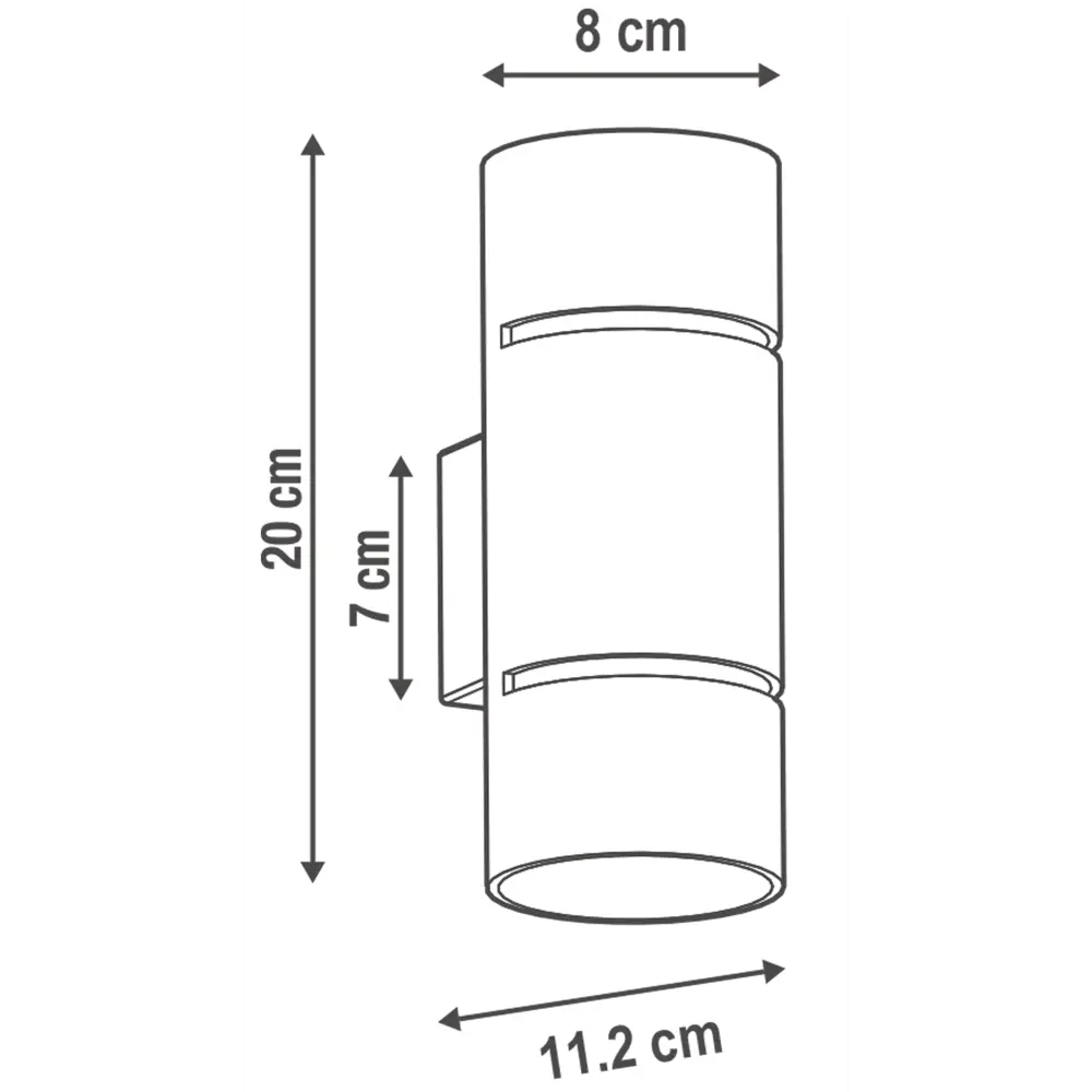 Настенный светильник KREAFORTA Suleya теплый белый свет цвет черный STLM-2186000 - Вид №3